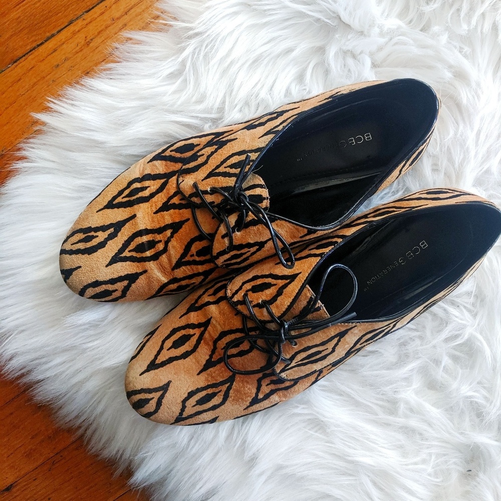 BCBGeneration Ikat Suede Shoes